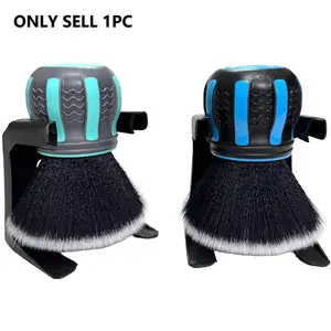 New Large Detachable Handle Car Brush, Soft Bristle Detailing Brush, Interior Car Edge Cleaning Tool, Scratch Prevention Wash Brush, Car Detailing Brushes, Car Detailing Products