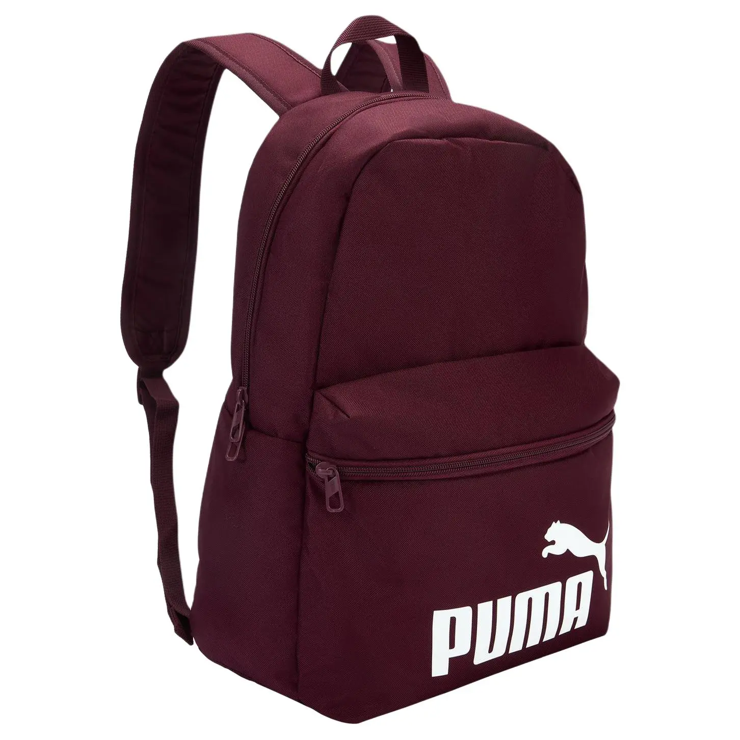 PUMA Backpack for Men and Women – Classic Unisex Style in Burgundy