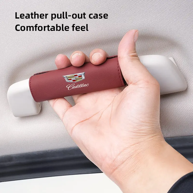 Car Interior Handle Protection Cover Roof Pull Gloves Vehicle Accessory Automotive Car Accessories For Cadillac Escalade CTS ATS XTS CT4 CT5 XT5 XT4 XT6 CT6 Lyriq SRX ELR Celestiq EXT XLR