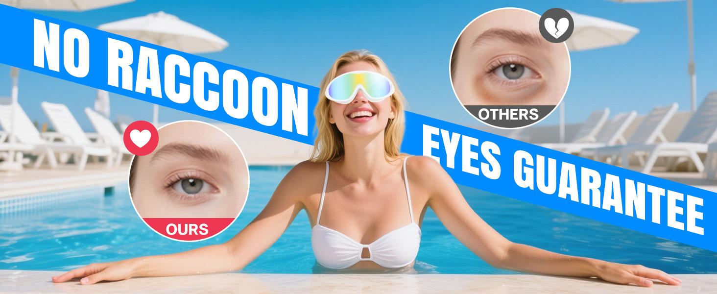 Swim Goggles 2 Pack, Wide View Anti Fog&UV Swimming Goggles for Audlt, No Leaking Swim Glasses for Men Women Kids summerwins