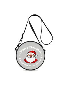 2D Christmas Pattern Print Lightweight Women's Crossbody Bag, an ideal gift for female friends. Wearable as crossbody, single shoulder, double shoulder or handbag. Perfect for commuting, outdoor activities, travel, daily leisure and school.