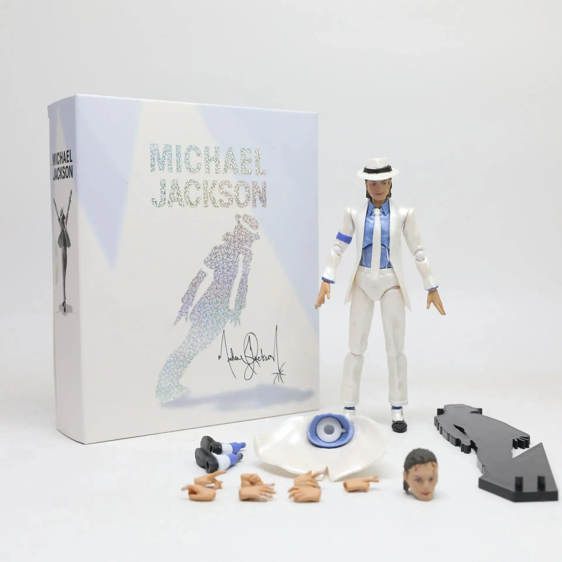 2026 New Hot 16cm Michael Jackson Smooth Criminal Moonwalk MJ Thriller Collection BJD Action Figure Model Toys Collect Fan Gifts
