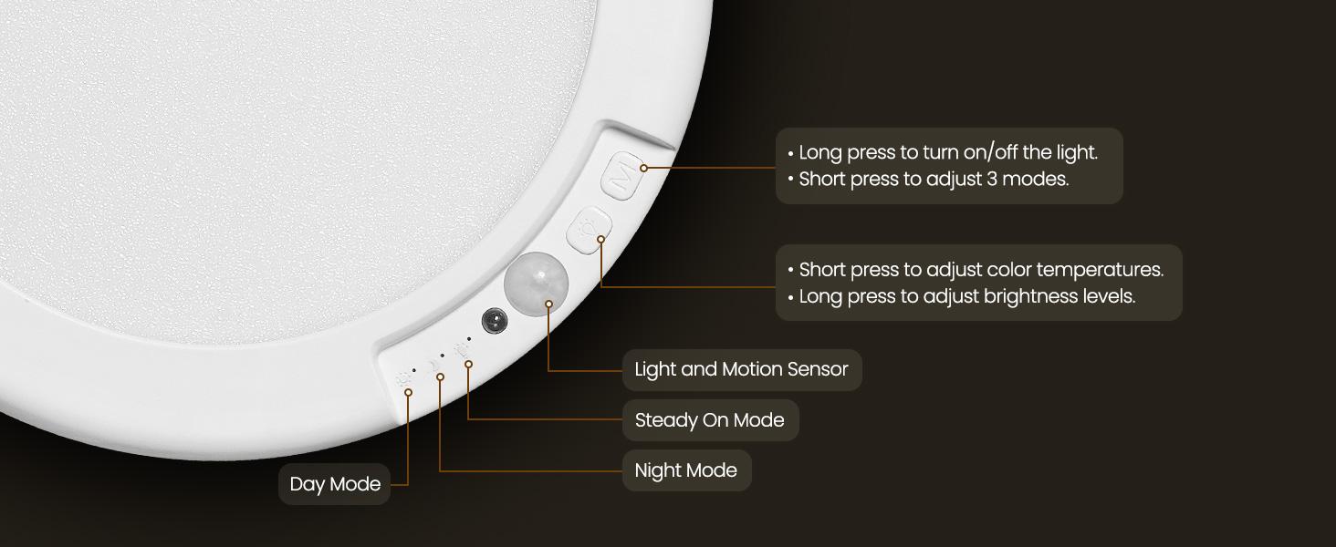 4 Pack-Wireless Motion Sensor Ceiling Light with Remote, Wireless Ceiling Light Battery Operated, No Wiring, Magnetic, Dimmable Shower Light, Timer, 3 Color 6000K, Rechargeable Light for Closet Hallway