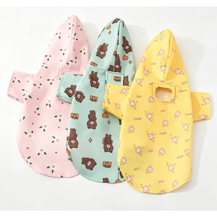 Waterproof Dog Raincoat with Hood | Lightweight Summer Outdoor Coat for Small Dogs | Bichon, Schnauzer Friendly