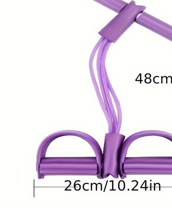 1pc Silicone Resistance Band for Home Fitness - Non-Slip, Medium Tension, Multi-Use Exercise Loop for Full Body Workout, Ideal for Valentine's Day, Women's Day, Mother's Day, Christmas, New Year, Upper Body Exercises|Ergonomic Grip Design|N gym  roller  P