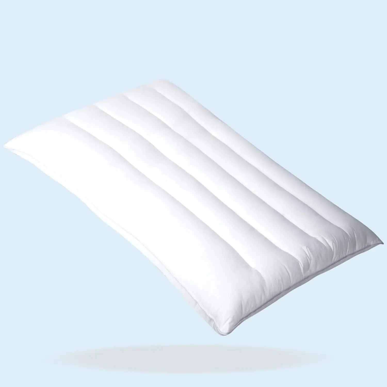 Ultra Flat Pillows for Sleeping Thin, 2.5" Height Ultra Thin Pillows, Slim Bed Pillows for  Sleeper, Standard Size -18x26 in - 7D Fiber - 1 count