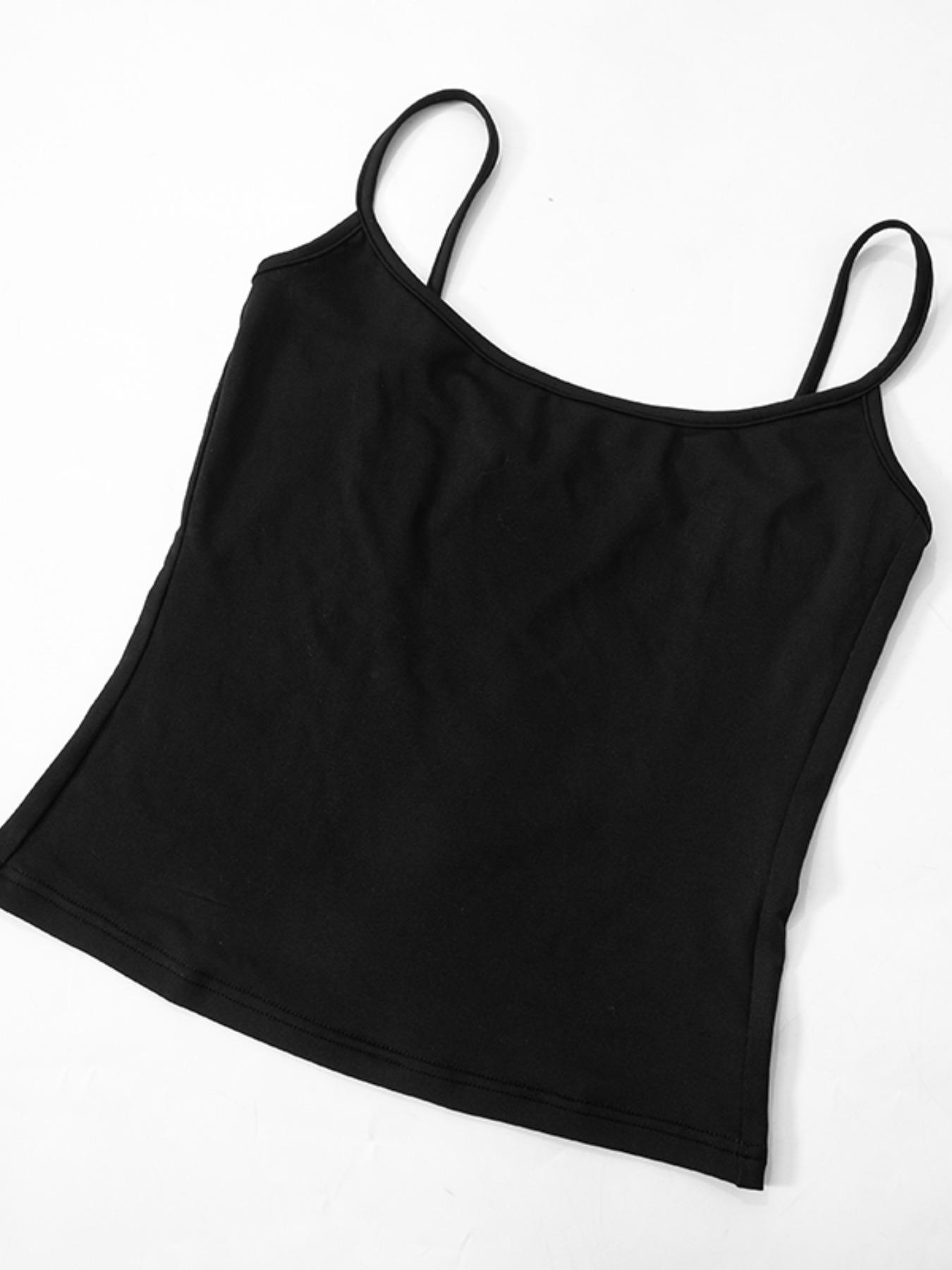 Women's Solid Color Sheer Mesh Fabric Lightweight Breathable Crop Top ＆ Asymmetrical Cami Top, Fashion Casual Camisole for Daily Outdoor Wear, Ladies Clothes for Summer, Womenswear