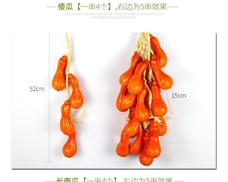 Simulation Fruit Vegetable String Artificial Fruits Foam Model Farmhouse Hotel Hanging Photography Prop Pendant for Decoration