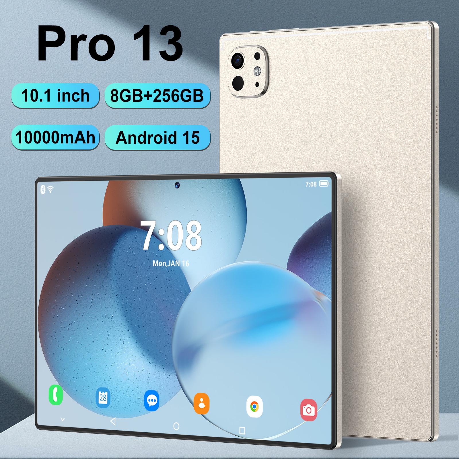 Pro 13 10.1 Inch Tablet Android 2GB 32GB 3G Quad Core HD Display WiFi Calling