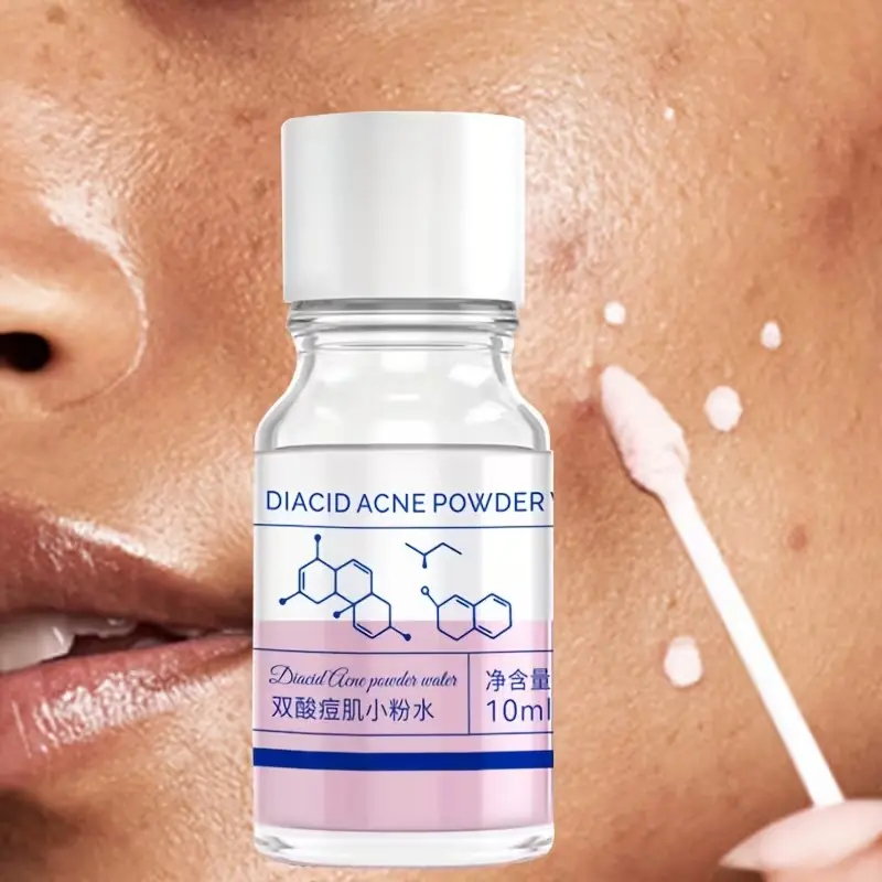 Pink Salicylic Acid Concentrate, Acne Treatment Serum, Contains Salicylic Acid, Lactic Acid, and Glycerin, Dual-acid Dual-protection for Softening and Smoothing, Moisturizing and Oil-controlling, Hypoallergenic and Non-irritating, Unisex