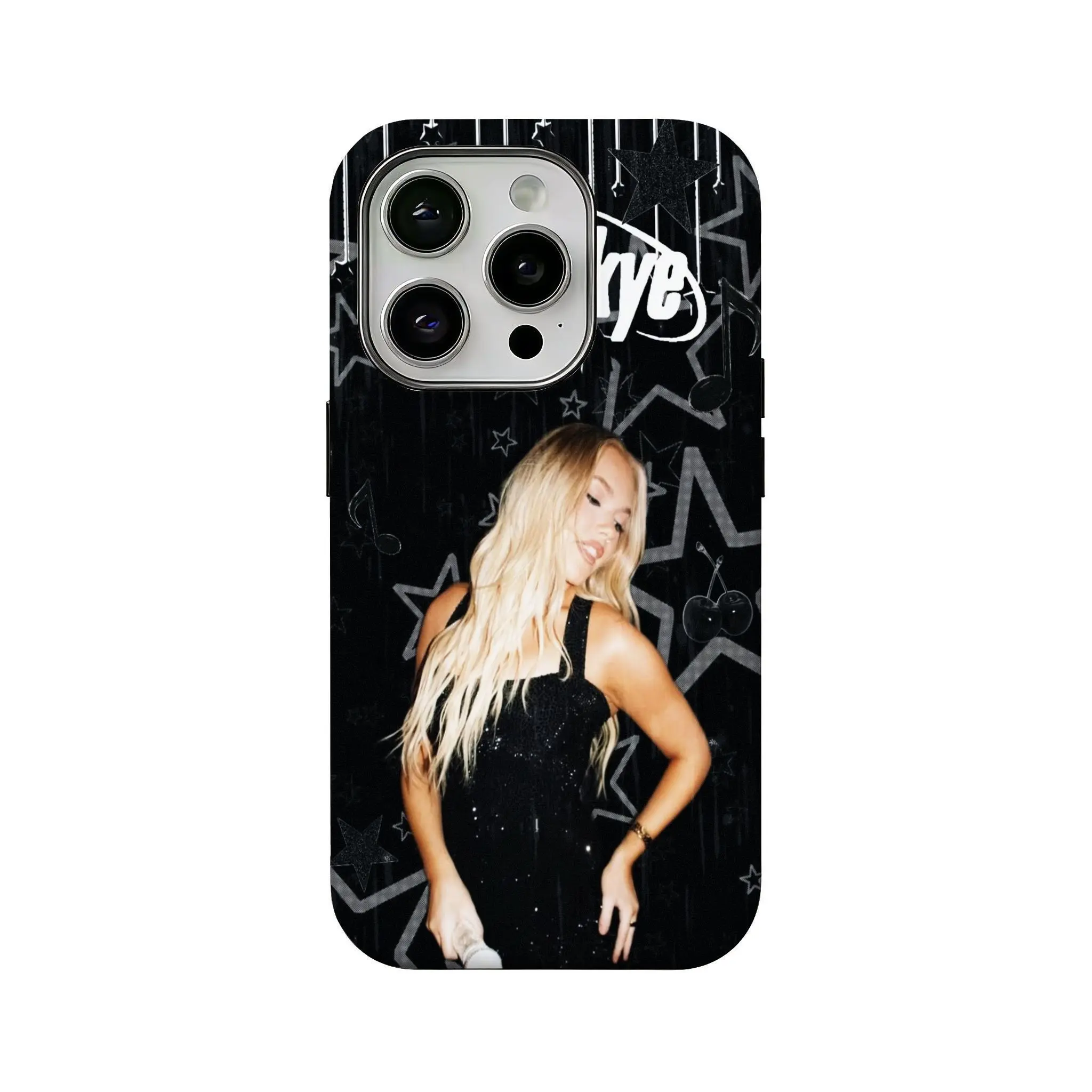 Women's Durable iPhone Case with Sweet Female Singer (Freya) design1 - Cute iOS Accessories, Fits iOS Multi-Model iPhone 12,13,14,15,16,17 - Ideal Gift Choice