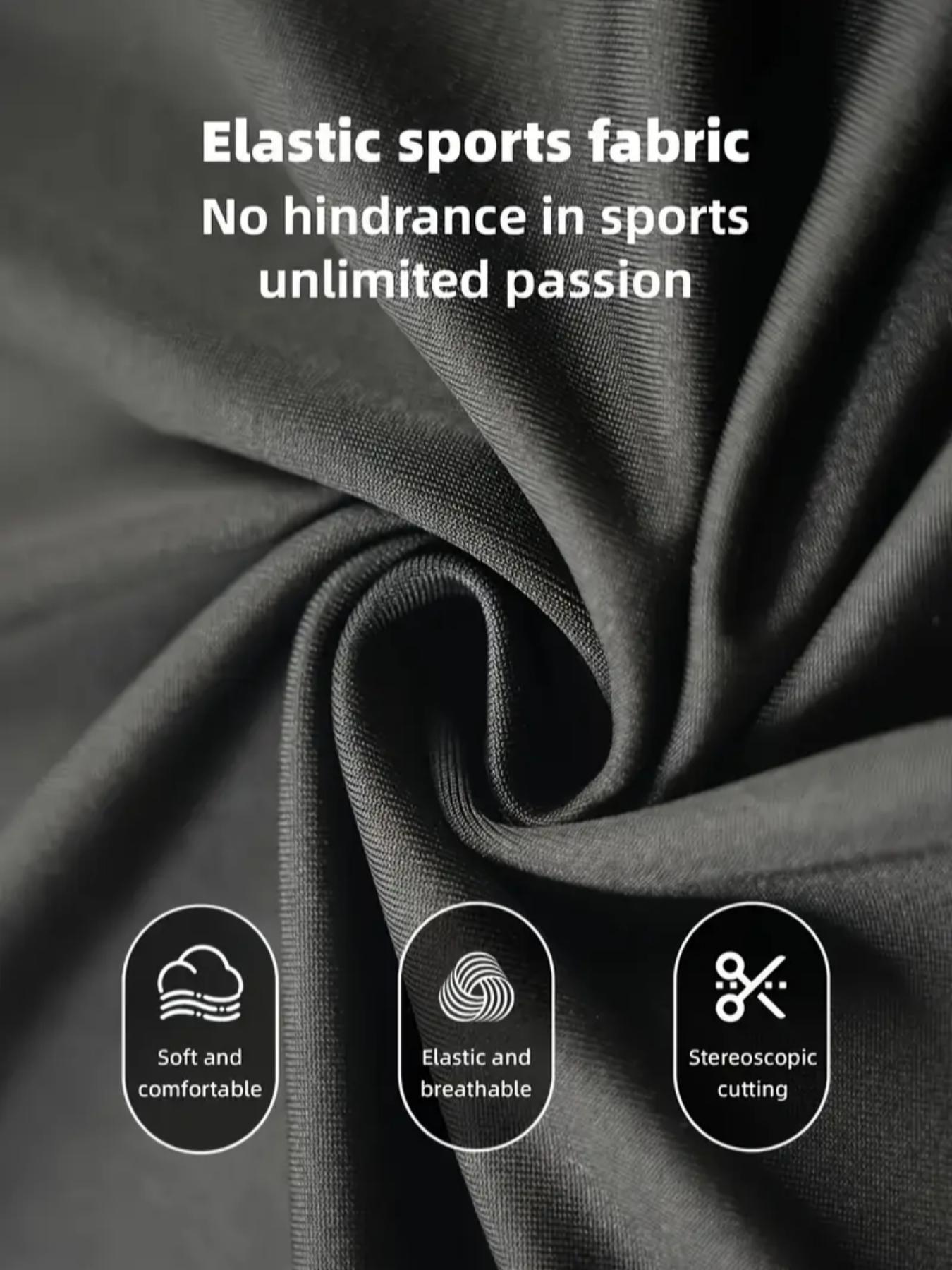 1pc Men's Compression Workout Shirt – Cross & Wings Print, Athletic Style Activewear, High Performance Activewear, Gym Outfit, Slim Fit, Breathable & Stretchy Top for Gym & Training