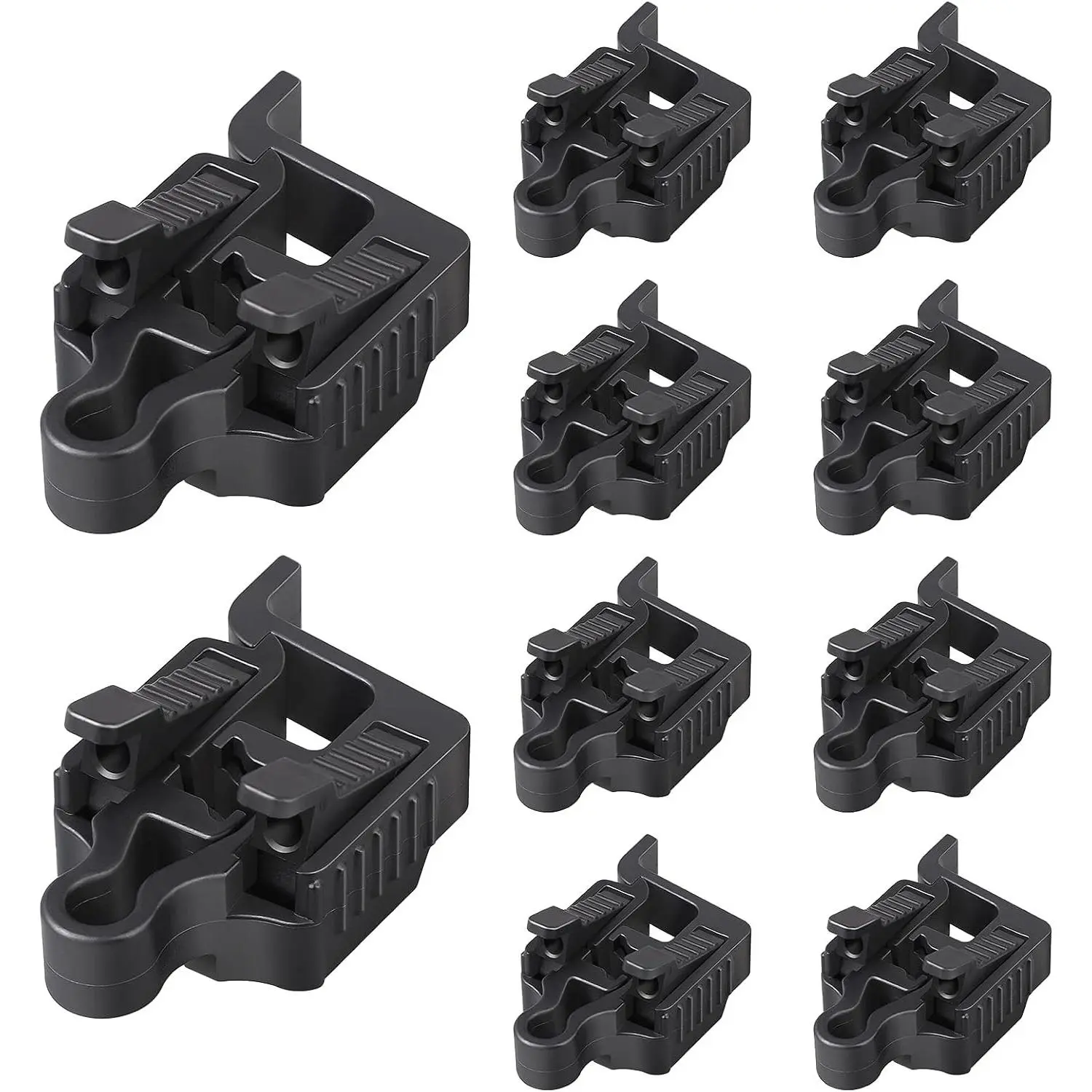 10-Pack Outdoor Low Voltage Wire Connector - PBT Plastic, Easy Install, Waterproof Landscape Lighting Cable Connectors, Multiple Gauges 10/12/14/16/18 Compatible, UL Listed