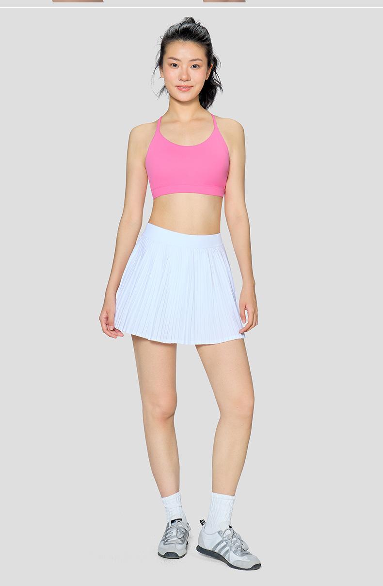 Sexy Halter Neck Yoga Bra With Triangle Back, Thin Straps, Push-Up And Support, High-Intensity Sports Bra, Yoga Vest