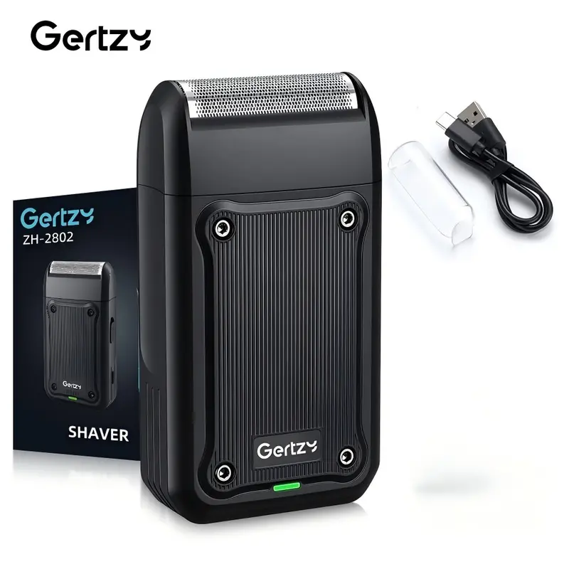 Men's Professional Foil Razor, Rechargeable Electric Shaver, Precision Blades, Pain-Free Beard Trimmer, Wireless Travel Grooming Kit, USB Rechargeable Shaver, Painless Precision Shaver, Portable Shaver, Cordless Rechargeable Shaver