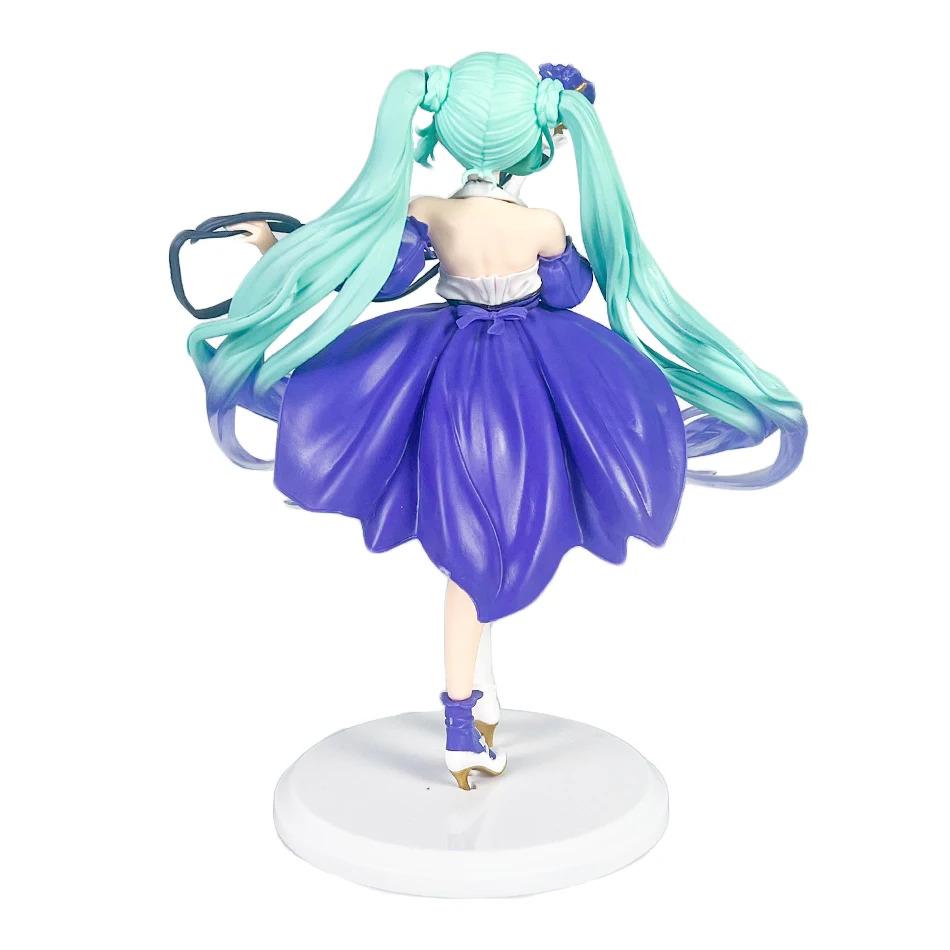 Explosions Anime Hatsune Miku 22CM Doll Bauhinia Series PVC Model Collection Desktop Ornaments Children's Adult Toy Gifts