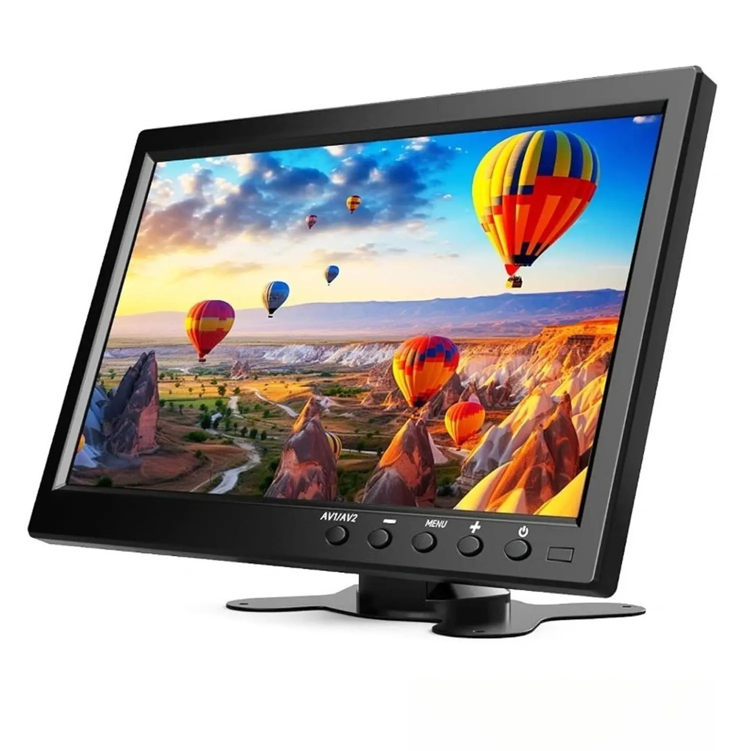 10.1 Inch Security Monitor, Small Display, Supports HDMI/vga/AV/bnc/USB,  Speaker, Compatible with Computers and Surveillance Cameras