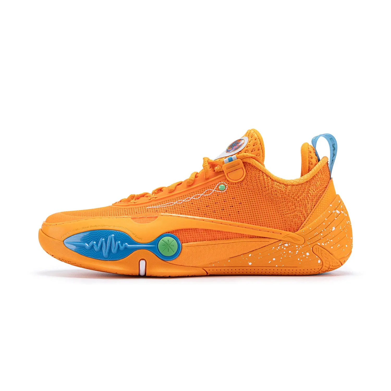 Way of Wade All City 14 Pro Unisex Orange Fabric Basketball Shoes - Cushioned BOOM×SUPER BOOM Midsole, Euro Plate, Probar Loc Stabilizer, Laces, Modern Athletic All-Season Sports Footwear