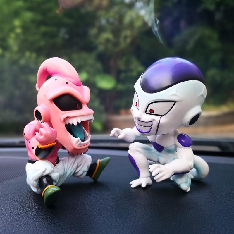 Anime Z Majin Buu Frieza Cell Figure Toys Funny DBZ Fat Buu PVC Figurine Collection Model Dolls Birthday Gifts Kids