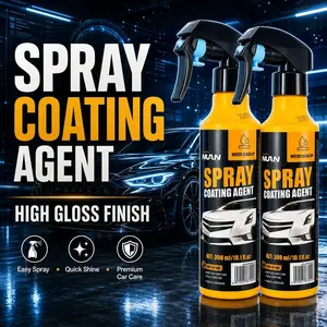 Spray coating agent；NUAN nano car coating sprayNUAN nano car coating spray -Ceramic Coating Spray for Cars, 3-in-1 Waterless Wash & Wax, Hydrophobic Paint Protection, High Gloss Shine, 16oz