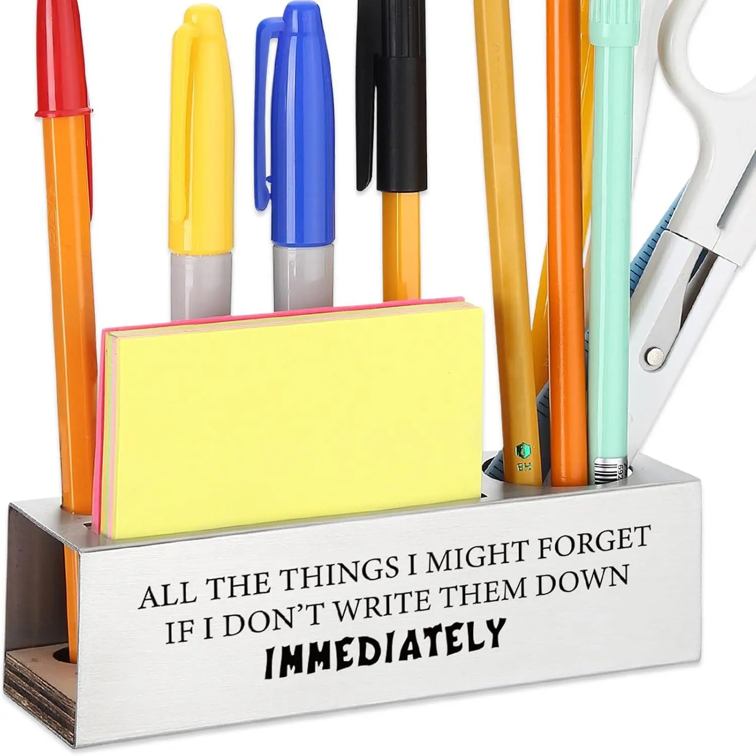 Funny Office Desk Organizer, Pencil Holder for Coworkers and , Sarcastic Work Decor for Employees, Workplace  , Funny Office Pencil Holder for Desk SD281