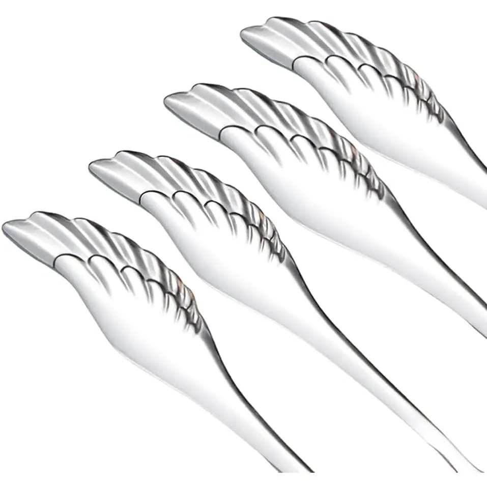 Stainless Steel Mini Coffee Espresso Spoon, Dessert Teaspoons Small Soup Spoons,  Cute  Coffee Spoon, 5.6 inch, Set of 4