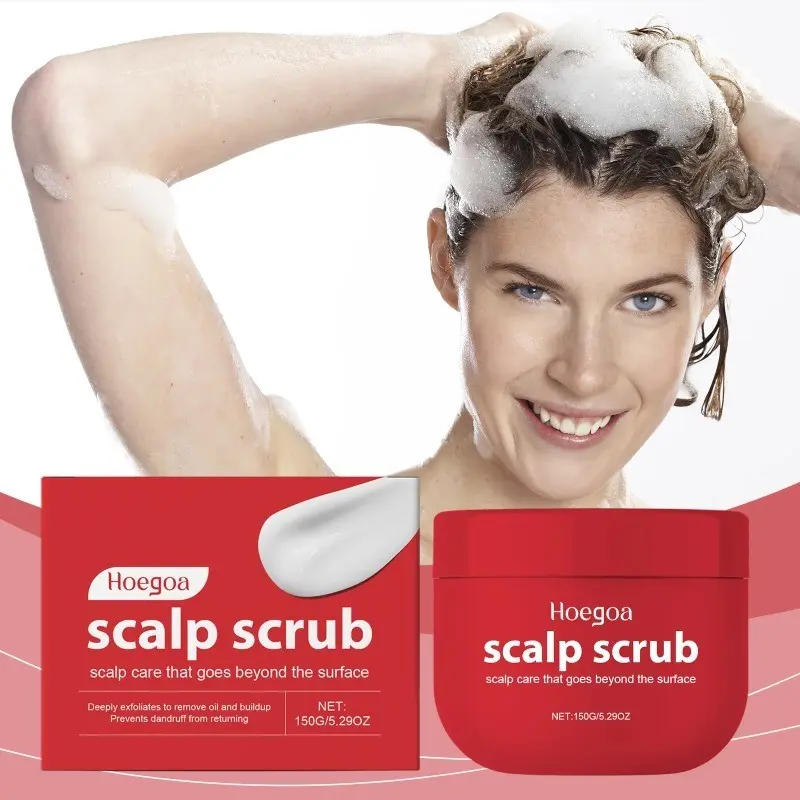 150g Scalp Scrub Exfoliating Deep Cleansing Anti Dandruff Treatment Nourishing Formula For Oily Dry Scalp Relieves Itch Shampoo Haircare Product
