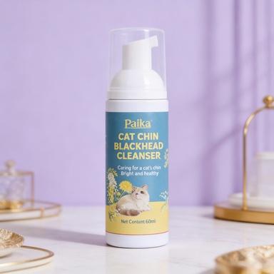 PaiKa Pet Feline Acne Treatment Mousse,Liquid Form for Dogs & Cats, Single Item Pack, Effective Skin Care Solution for Pets