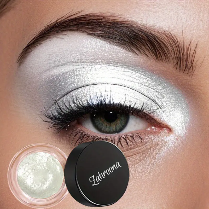 [Shimmery Jelly Eyeshadow] Shimmery Drift Galactic Jelly Eyeshadow | Sparkling Holographic Shimmer, Long-Lasting Waterproof Gel, High-Shine Glitter Finish, Easy to Apply, Non-Creasing Silky Smooth, All-Day Velvet Wear, Ideal for Women's Makeup,