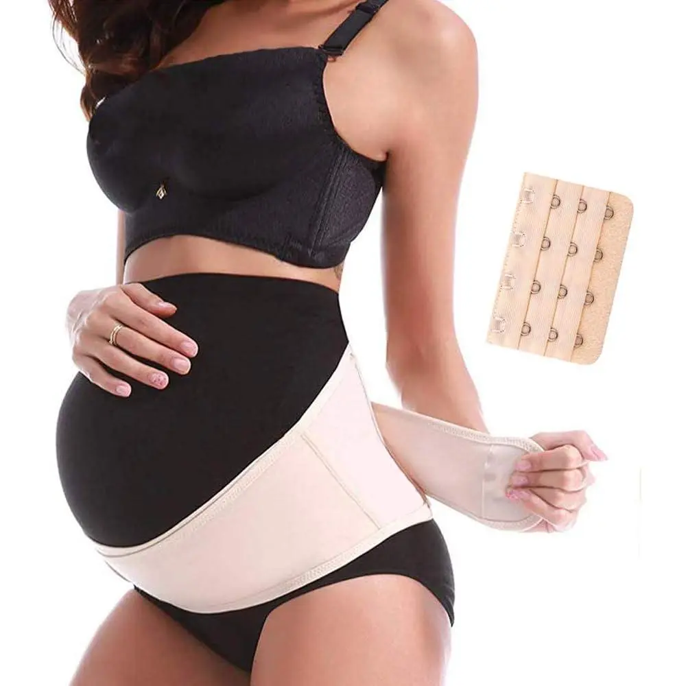 Maternity Belt 2.0 -  Band for , Two in   Belt for Your Entire  and  , Breathable  and  Support Prenatal Cradle ( Size, Beige)