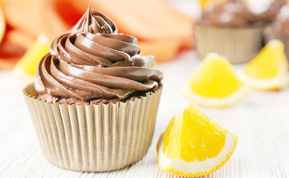 Standard natural cupcake liners, pack of 500, odorless, grease-proof paper muffin liners, food-grade baking cups, suitable for cupcakes, muffins, and nuts