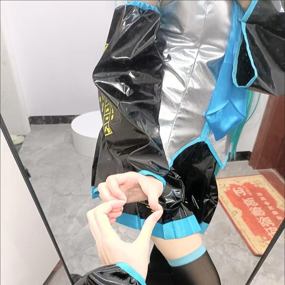 Hatsune Miku Cosplay clothes Animation formula clothes Miku wig accessories short skirt full set of Halloween party clothes
