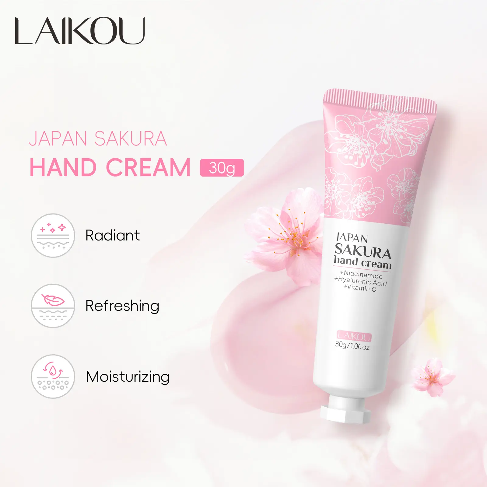 Moisturizing Hand Cream 30g, Refreshing Hydration, Nourishing Formula, Ideal for Dry Hands, Long-Lasting Moisture, Gentle on Skin, Hand Moisturizer