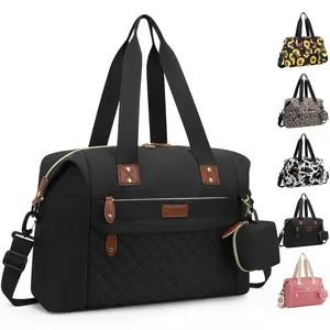 Diaper Bag Tote - Diaper Baby Bags with Pacifier Case, Shoulder Straps, Stroller Clips, Waterproof Large Mommy Maternity Travel Baby Bag for Mom and Dad, Medium, Black(Gift)