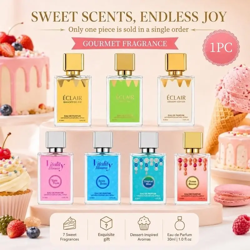 Women's Light Perfume, Aromatic Chic Gourmand, Cream Cake Fragrance, Long-Lasting Sweet Scent, Elegant Gift, Premium Packaging, Ideal for Daily Use, Travel, Parties