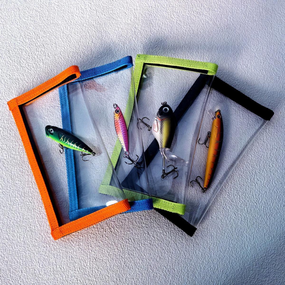 PVC Luya bait protective bag scratch-proof iron plate fake bait hook protective cover fishing gear accessories fishing storage