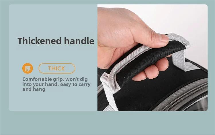 Cat Dog Carrier Backpack Expandable Breathable Mesh Portable All Seasons Travel Hiking Camping Outdoor Pet Backpack for Small Medium Cats Dogs Easy to Wear Comfortable Pet Travel Bag