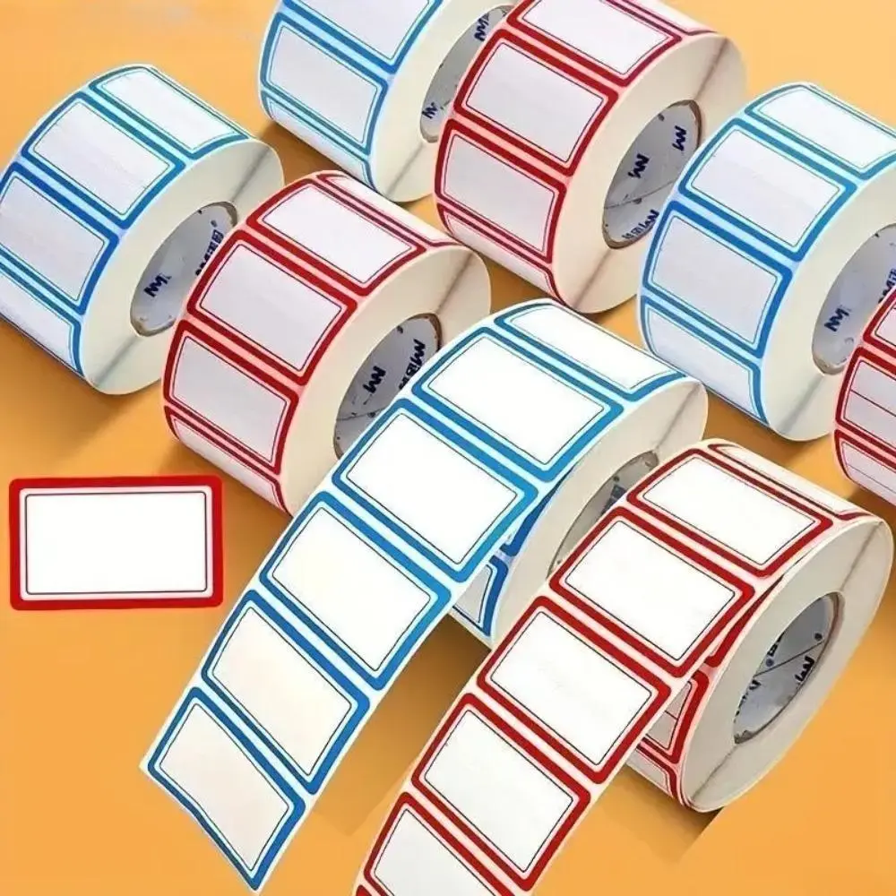 2026 New 1000 Counts Reusable Self Adhesive Label Roll, Waterproof Oil Resistant Blank Sticker Labels, Durable Pantry Organizing Stickers for Kitchen Food Containers, Storage Bottles & Household Classification, Kitchen Organization