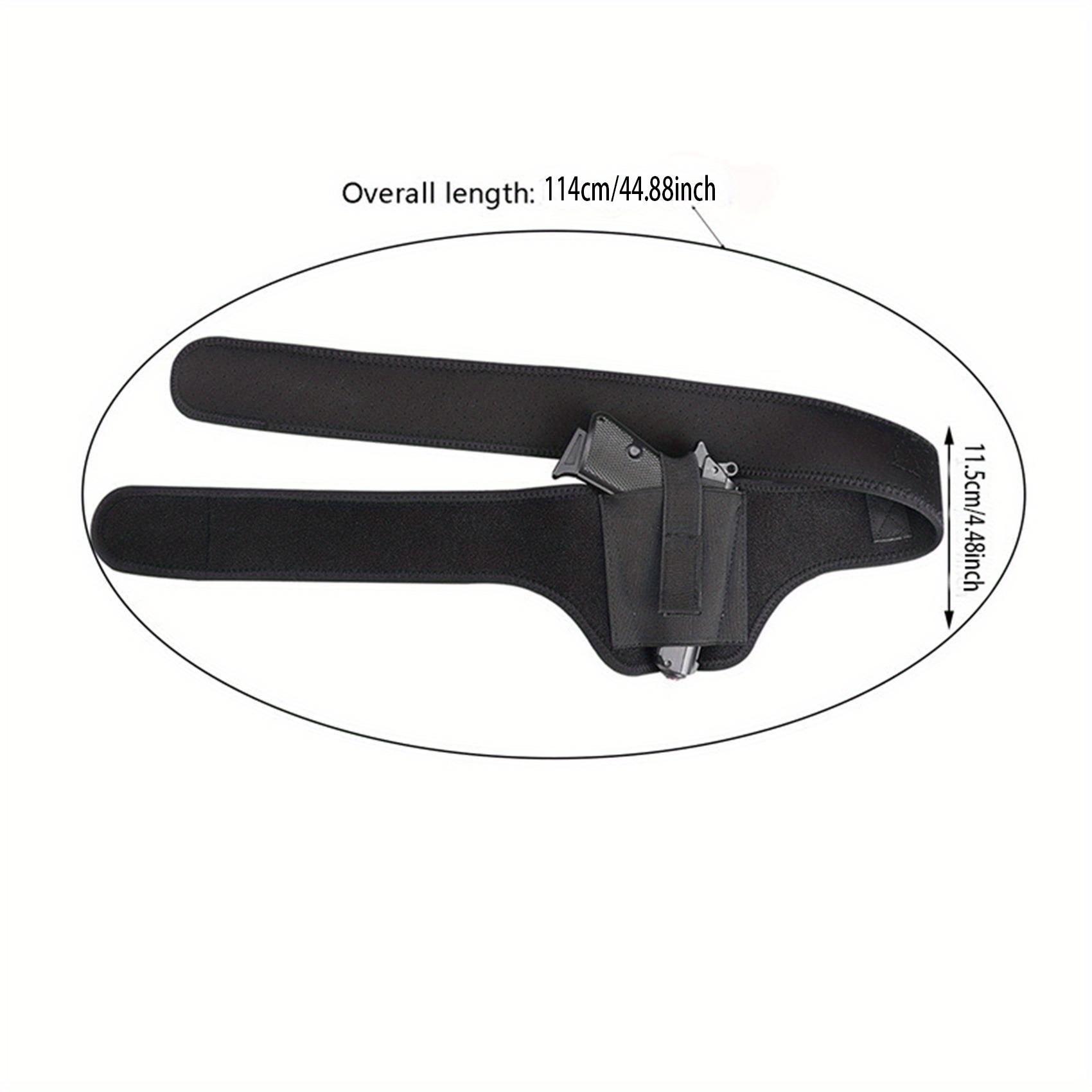 1pc Classic Ambidextrous Neoprene Underarm  Holster, Pull-On Hidden Shoulder Concealment for Left Side, Black Sports Chest Bag Workout Sport Bags Athlete Backpack 9MM 380 Glock 17 19 26 43x 1911 vnsh fn reflex holster for concealed carry Vests Training