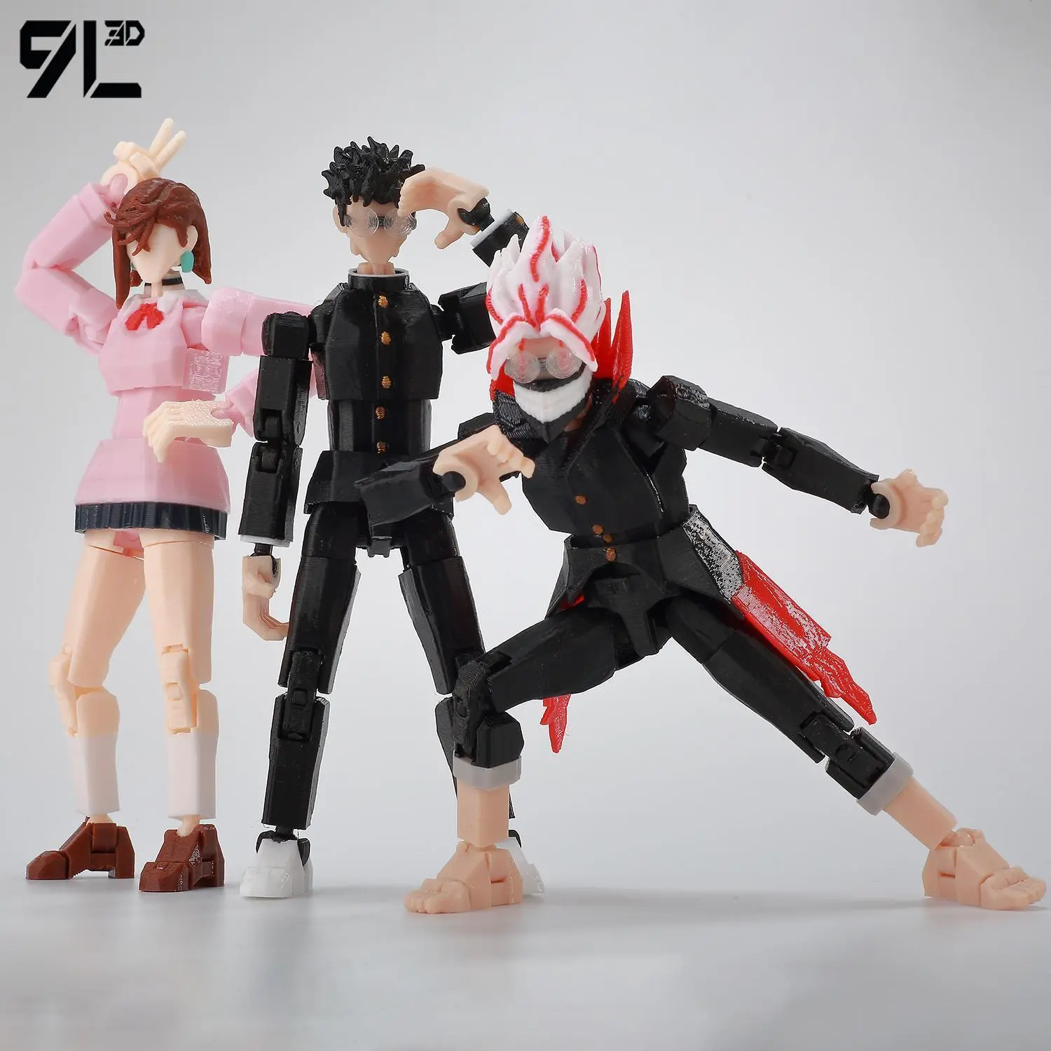 2026 hot item ​9L3D Dandadan Heroes AyaseMomo Dantalian LUCKY13 Titan13 Multi-Jointed T13 Dummy13 Anime Action Figure Collectible Toys Gifts Popular toys