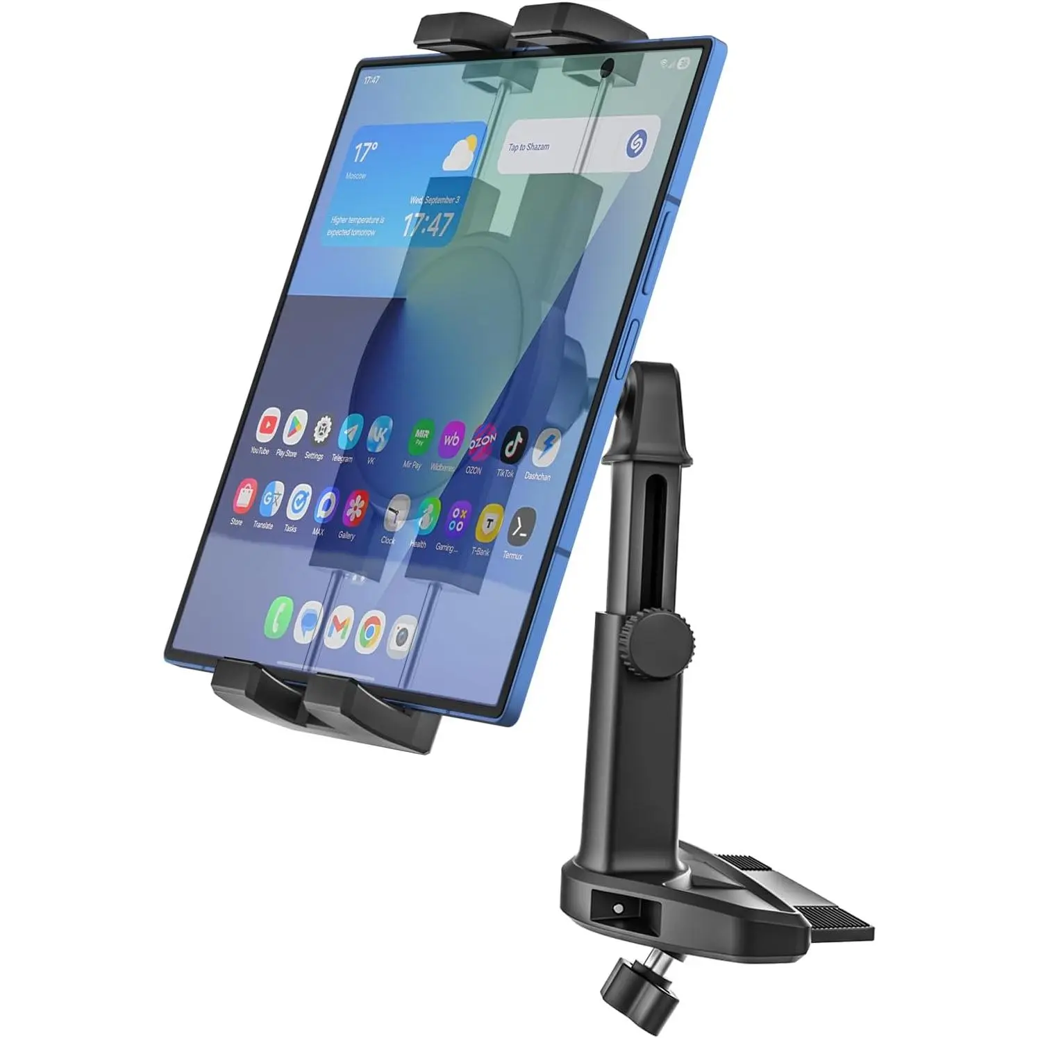 Z Fold  Mount - [Foldable Phone Friendly] CD Slot Tablet Holder for , 360° Height Adjustable  CD Player Tablet Mount for Samasung Galaxy Fold 7 6 5 4 3 2, Tabs,  Pixel, iPad,