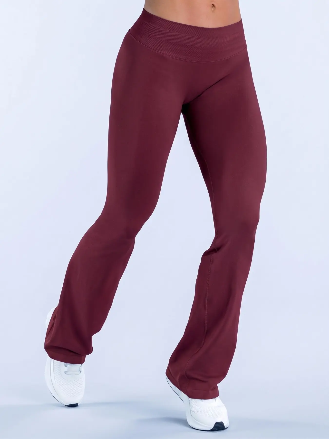 Flared Gym Leggings for Women Seamless Hidden Scrunch Butt Lift Workout Legging Flare Bootcut Yoga Pants Activewear Bottoms Fitness Pants