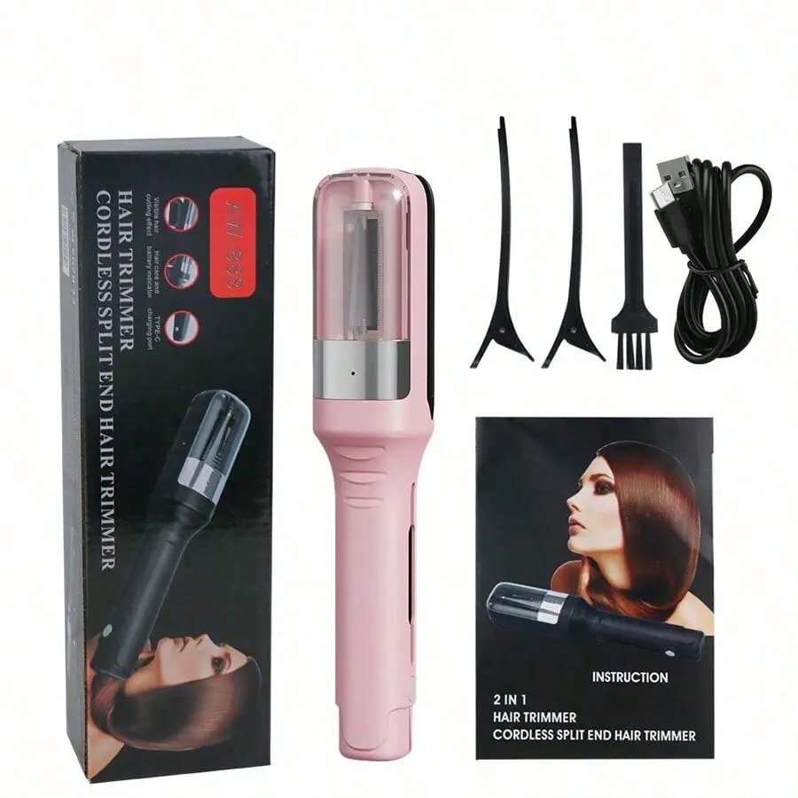 Rechargeable C-Type Hair Clipper, Automatic Detachable Trimmer, Professional Hair Care Gift, Wireless Edge Control, Multi-Functional Electric Razor, Wireless Operation