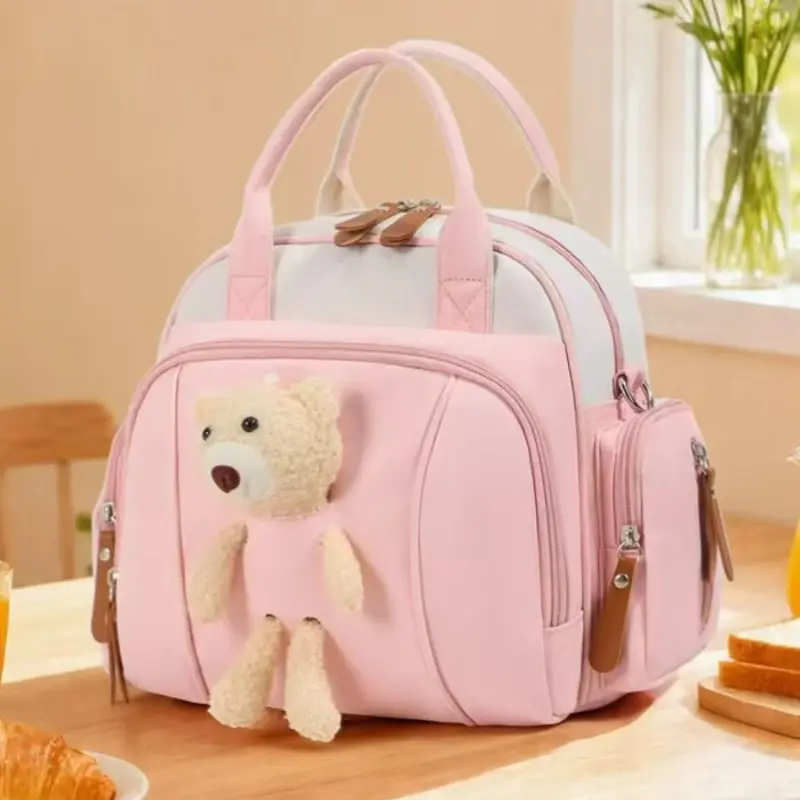 Multifunctional Baby Backpack, Large Capacity Outdoor Maternity Bag, Toddler Travel Organizer, Pre-Natal Kit, Shoulder Strap Design, Mommy Diaper Bag