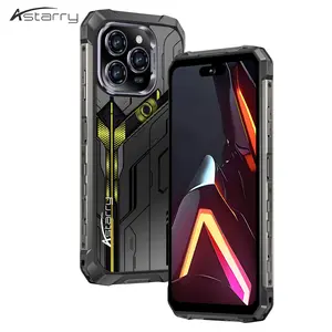 Titan X Rugged Unlocked Phone, 8+128GB Smart Triple-Proof, 6.8-Inch HD Screen, Android 14, 7500mah Battery, Ai Unlock, NFC, Dual Sim
