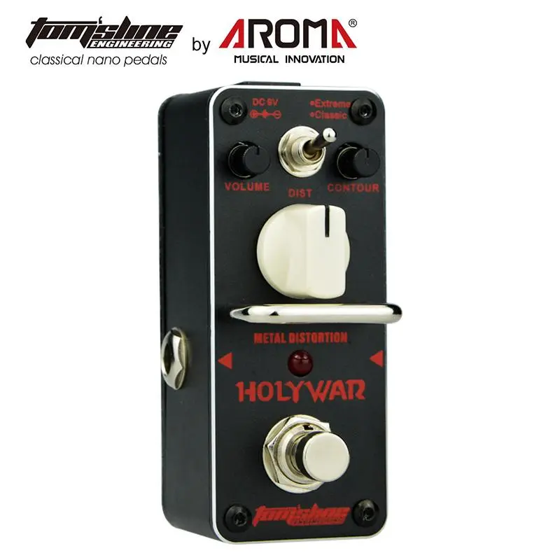 Anoma Ahor-3 Holy War Classic Heavy Metal Distortion Effect Pedal, Guitar Effects Processor, Music Gear for Rock Musicians