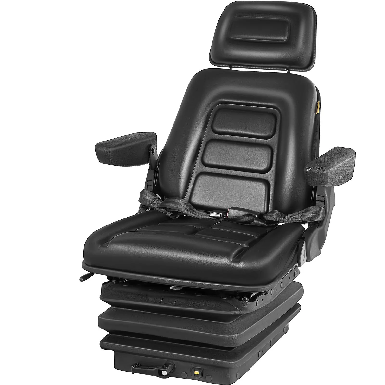 NEW LOW PROFILE SUSPENSION SEAT WITH ARMREST DOZER BACKHOE TRACTOR SKIDSTEER