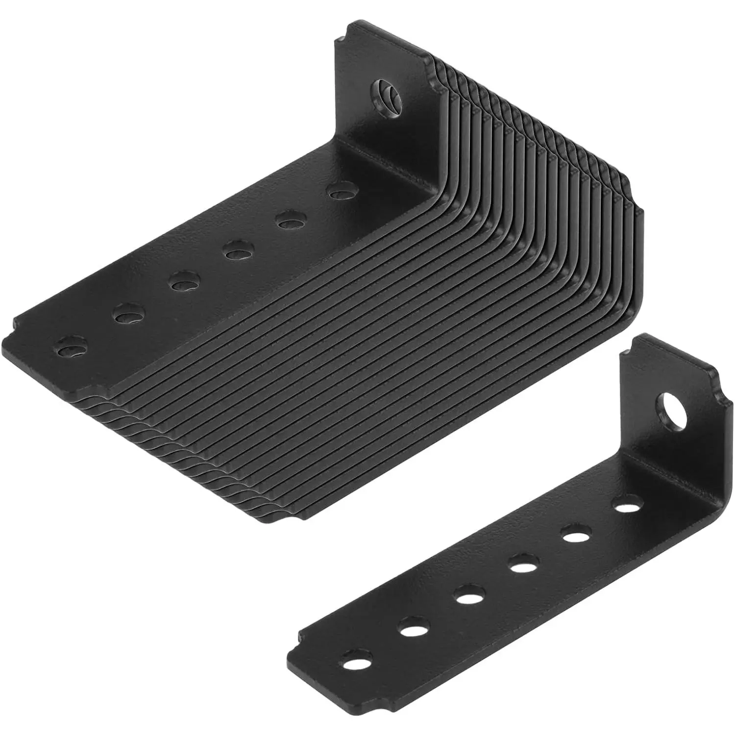 20 count 1"x3" L Bracket , Heavy Duty Metal Corner Brace, 3/32'' Thick | for