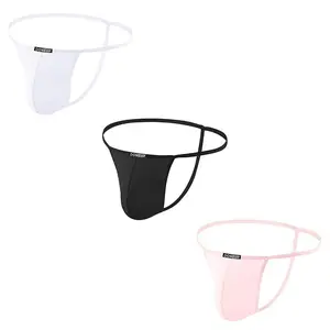 1/2/3 PCS New Men Sexy Gay Thongs Mesh Jockstrap Underwear Male Cueca Thong G String Hollow Out Strap Panties Erotic Lingerie