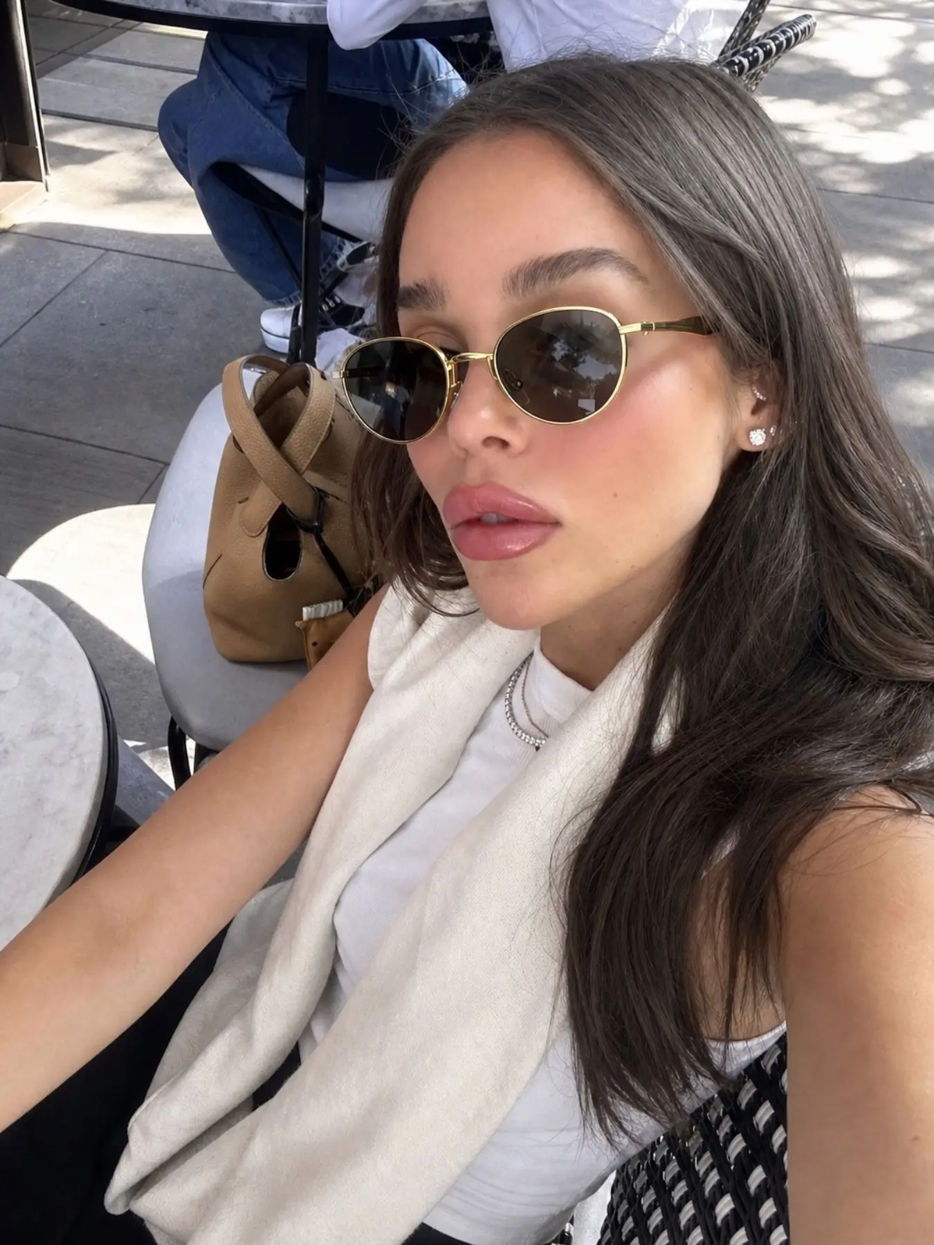 Vintage Metal Round Frame Sunglasses, Streamlined Curved Temple Lenses, Unisex Commuter Driving Decorative Casual Eyewear